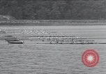 Image of college rowing competition Poughkeepsie New York USA, 1932, second 16 stock footage video 65675029423