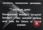 Image of Boeing Y1B-9  bomber being publicly demonstrated  Dayton Ohio USA, 1932, second 3 stock footage video 65675029425