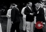 Image of war veterans greet Hoover Washington DC USA, 1932, second 9 stock footage video 65675029426