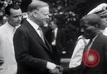 Image of war veterans greet Hoover Washington DC USA, 1932, second 12 stock footage video 65675029426