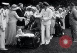 Image of war veterans greet Hoover Washington DC USA, 1932, second 18 stock footage video 65675029426