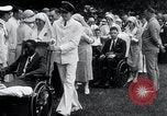 Image of war veterans greet Hoover Washington DC USA, 1932, second 21 stock footage video 65675029426