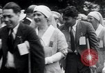 Image of war veterans greet Hoover Washington DC USA, 1932, second 24 stock footage video 65675029426