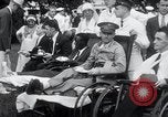 Image of war veterans greet Hoover Washington DC USA, 1932, second 29 stock footage video 65675029426