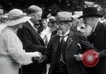 Image of war veterans greet Hoover Washington DC USA, 1932, second 30 stock footage video 65675029426