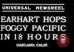 Image of Amelia Earhart Oakland California USA, 1935, second 6 stock footage video 65675029429