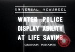 Standbild Wasser Polizei Wien Österreich, 1936, aus Sekunde 1 historischem Filmmaterial Videoclip 65675029432