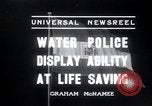 Standbild Wasser Polizei Wien Österreich, 1936, aus Sekunde 4 historischem Filmmaterial Videoclip 65675029432