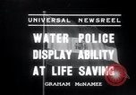 Standbild Wasser Polizei Wien Österreich, 1936, aus Sekunde 7 historischem Filmmaterial Videoclip 65675029432