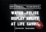 Standbild Wasser Polizei Wien Österreich, 1936, aus Sekunde 8 historischem Filmmaterial Videoclip 65675029432