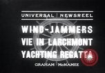 Immagine di Barche a vela Larchmont New York USA, 1936, secondo 3 filmato di repertorio 65675029436