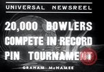 Immagine di Bowling New York United States USA, 1937, secondo 3 filmato di repertorio 65675029443