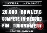 Immagine di Bowling New York United States USA, 1937, secondo 7 filmato di repertorio 65675029443