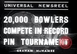 Immagine di Bowling New York United States USA, 1937, secondo 9 filmato di repertorio 65675029443