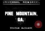 Standbild Franklin Roosevelt Pine Mountain Georgia USA, 1937, aus Sekunde 1 historischem Filmmaterial Videoclip 65675029447