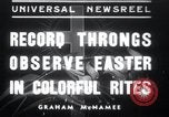 Standbild Ostern feiern Hollywood Los Angeles California USA, 1937, aus Sekunde 1 historischem Filmmaterial Videoclip 65675029448