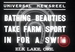 Image of horseshoe pitching Oregon United States USA, 1937, second 3 stock footage video 65675029461