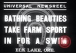 Image of horseshoe pitching Oregon United States USA, 1937, second 4 stock footage video 65675029461