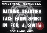 Image of horseshoe pitching Oregon United States USA, 1937, second 6 stock footage video 65675029461