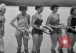 Image of horseshoe pitching Oregon United States USA, 1937, second 14 stock footage video 65675029461