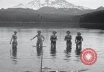 Image of horseshoe pitching Oregon United States USA, 1937, second 18 stock footage video 65675029461