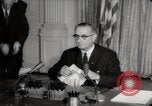 Image of President Lyndon B Johnson Washington DC USA, 1964, second 42 stock footage video 65675029465