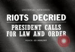 Image of urban racial violence Detroit Michigan USA, 1967, second 1 stock footage video 65675029470