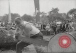 Immagine di Tree-chopping e concorsi di sezionatura Baviera Germania, 1967, secondo 24 filmato di repertorio 65675029474