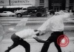 Image of School racial integration street fights Little Rock Arkansas USA, 1957, second 1 stock footage video 65675029483