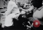 Image of School racial integration street fights Little Rock Arkansas USA, 1957, second 4 stock footage video 65675029483