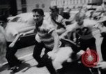 Image of School racial integration street fights Little Rock Arkansas USA, 1957, second 8 stock footage video 65675029483