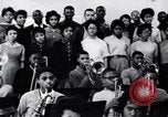 Image of African American youth orchestra and chorus Arkansas United States USA, 1968, second 15 stock footage video 65675029499