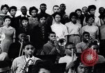 Image of African American youth orchestra and chorus Arkansas United States USA, 1968, second 16 stock footage video 65675029499