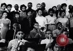 Image of African American youth orchestra and chorus Arkansas United States USA, 1968, second 17 stock footage video 65675029499
