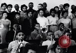 Image of African American youth orchestra and chorus Arkansas United States USA, 1968, second 18 stock footage video 65675029499
