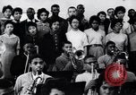 Image of African American youth orchestra and chorus Arkansas United States USA, 1968, second 20 stock footage video 65675029499