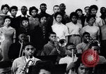 Image of African American youth orchestra and chorus Arkansas United States USA, 1968, second 21 stock footage video 65675029499