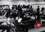 Image of African American youth orchestra and chorus Arkansas United States USA, 1968, second 22 stock footage video 65675029499