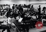 Image of African American youth orchestra and chorus Arkansas United States USA, 1968, second 25 stock footage video 65675029499