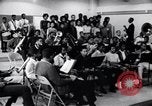Image of African American youth orchestra and chorus Arkansas United States USA, 1968, second 27 stock footage video 65675029499