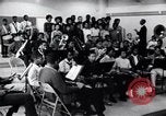 Image of African American youth orchestra and chorus Arkansas United States USA, 1968, second 30 stock footage video 65675029499