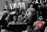 Image of African American youth orchestra and chorus Arkansas United States USA, 1968, second 33 stock footage video 65675029499