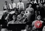 Image of African American youth orchestra and chorus Arkansas United States USA, 1968, second 34 stock footage video 65675029499