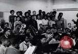 Image of African American youth orchestra and chorus Arkansas United States USA, 1968, second 39 stock footage video 65675029499