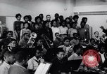 Image of African American youth orchestra and chorus Arkansas United States USA, 1968, second 46 stock footage video 65675029499