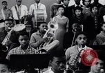 Image of African American youth orchestra and chorus Arkansas United States USA, 1968, second 51 stock footage video 65675029499