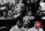 Image of African American youth orchestra and chorus Arkansas United States USA, 1968, second 53 stock footage video 65675029499