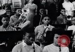 Image of African American youth orchestra and chorus Arkansas United States USA, 1968, second 54 stock footage video 65675029499