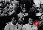 Image of African American youth orchestra and chorus Arkansas United States USA, 1968, second 55 stock footage video 65675029499