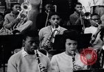 Image of African American youth orchestra and chorus Arkansas United States USA, 1968, second 56 stock footage video 65675029499